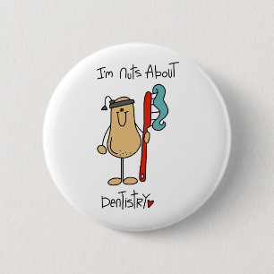 Badge Rond 5 Cm T-shirts et Cadeaux Fous de Dentisterie