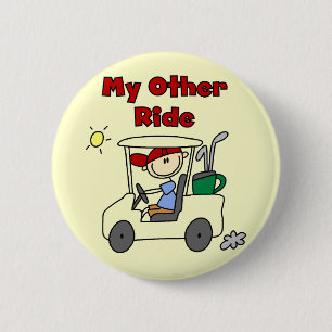 Badge Rond 5 Cm T-shirts et Cadeaux Golf My Other Ride
