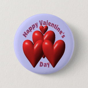 Badge Rond 5 Cm T-shirts et cadeaux heureux de jour de Valentines