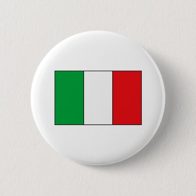 Badge Rond 5 Cm T-shirts et cadeaux italiens de drapeau (Devant)