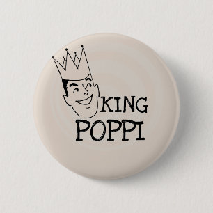 Badge Rond 5 Cm T-shirts et cadeaux King Poppi