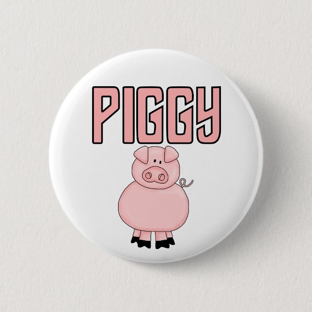 Badge Rond 5 Cm T-shirts et cadeaux porcins (Devant)