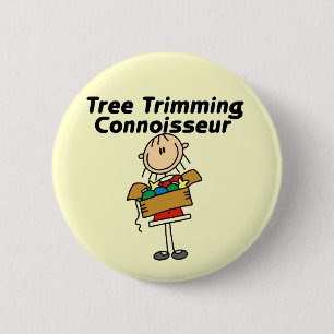 Badge Rond 5 Cm T-shirts et cadeaux pour expert en taille d'arbres