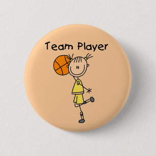 Badge Rond 5 Cm T-shirts et cadeaux pour l'équipe de basket-ball