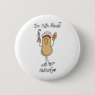 Badge Rond 5 Cm T-shirts et Cadeaux pour les Infirmières