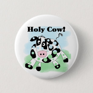 Badge Rond 5 Cm T-shirts et cadeaux saints de vache