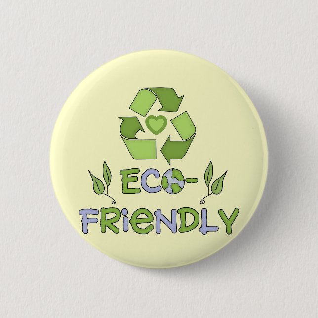 Badge Rond 5 Cm T-shirts qui respecte l'environnement et cadeaux (Devant)