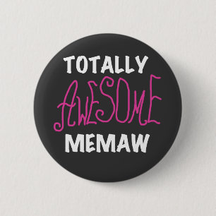 Badge Rond 5 Cm T-shirts rose totalement impressionnant de Memaw