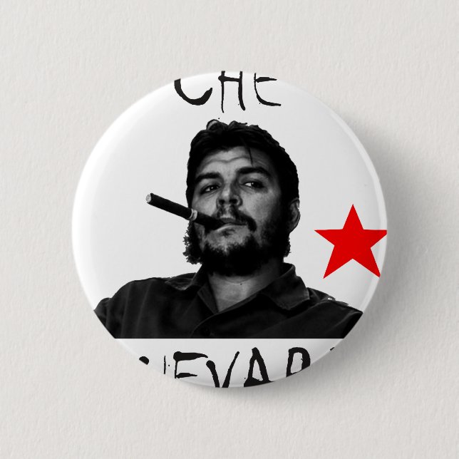 Badge Rond 5 Cm Tabagisme de Che (Devant)