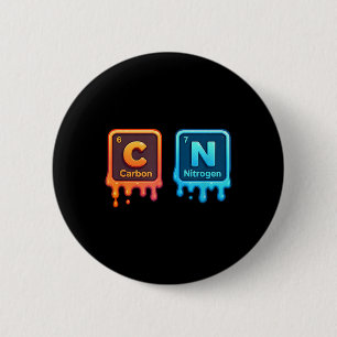 Badge Rond 5 Cm Tableau périodique de la science 67 Mème Esthétiqu