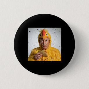 Badge Rond 5 Cm Taco Trump se dégonfle toujours Humour Tarifs drôl