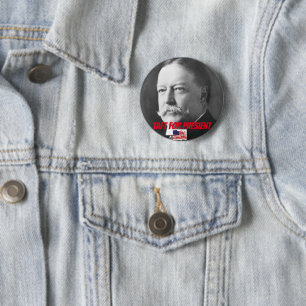 Badge Rond 5 Cm Taft For President Button