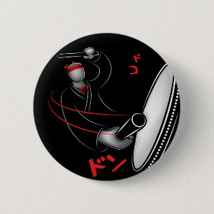 Badge Rond 5 Cm Taiko - DoKo Don
