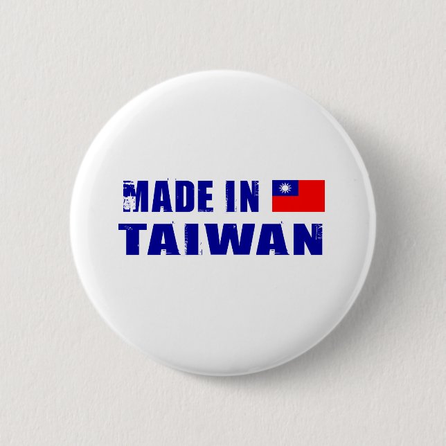 BADGE ROND 5 CM TAÏWAN (Devant)
