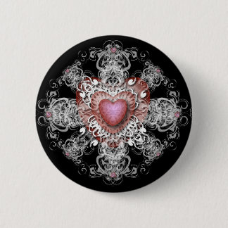 Badge Rond 5 Cm TALENT de bouton de valentine