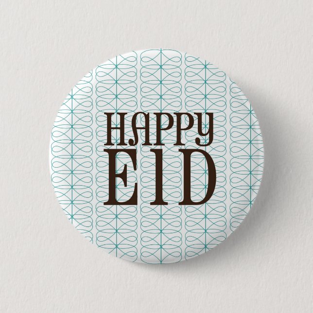 Badge Rond 5 Cm Talent heureux d'Eid (Devant)