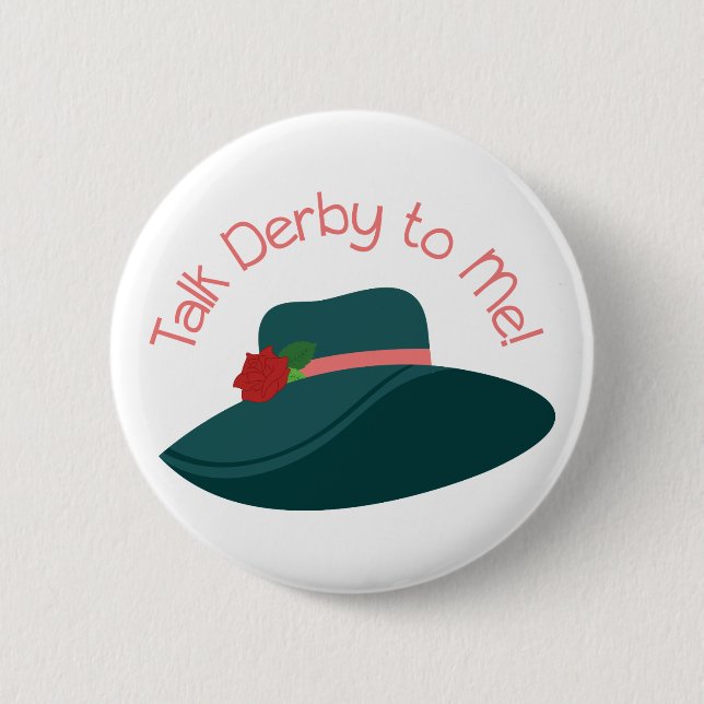 Badge Rond 5 Cm Talk Derby (Devant)