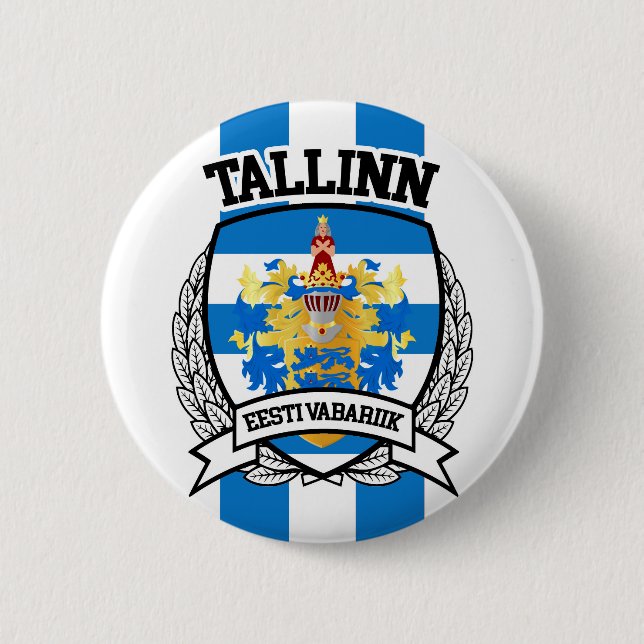 Badge Rond 5 Cm Tallinn (Devant)