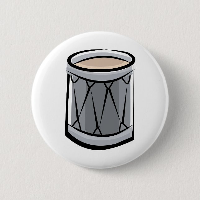 Badge Rond 5 Cm Tambour (Devant)
