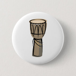 Badge Rond 5 Cm tambour de djembe