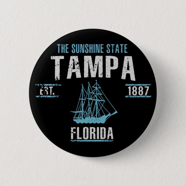 Badge Rond 5 Cm Tampa (Devant)