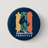 Tampa Florida Retro Skateboard Freestyle