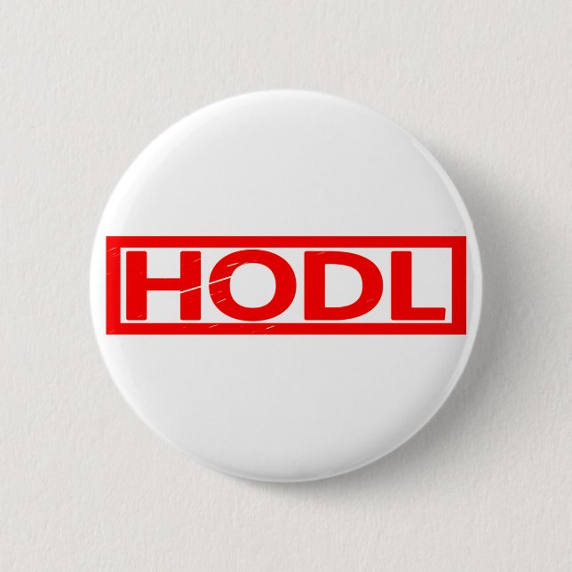 Badge Rond 5 Cm Tampon Hodl (Devant)