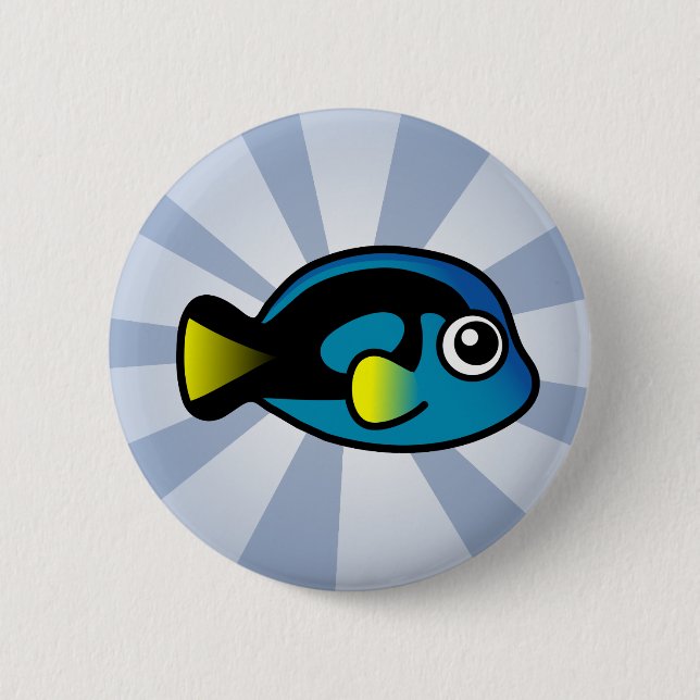 Badge Rond 5 Cm Tang bleu mignon (Devant)