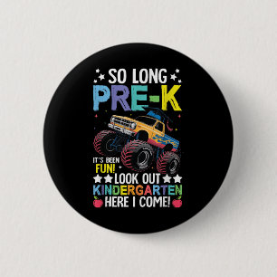 Badge Rond 5 Cm Tant de pré-k pré-collégial Graduation jardin d'en
