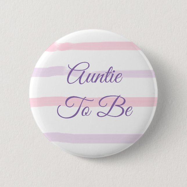 Badge Rond 5 Cm Tante à être Baby shower (Devant)