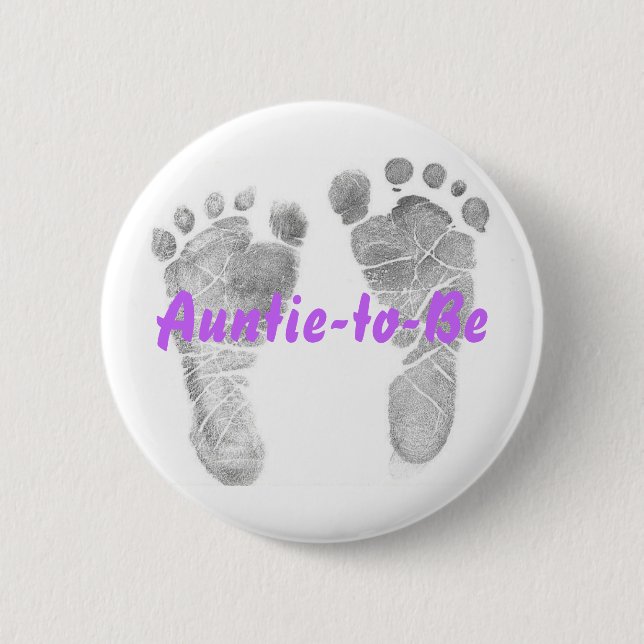 Badge Rond 5 Cm Tante-à-Soyez (Devant)