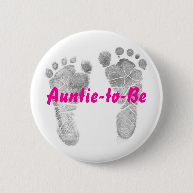 Badge Rond 5 Cm Tante-à-Soyez (Devant)
