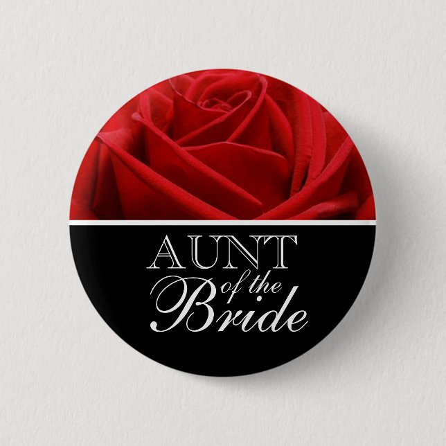 Badge Rond 5 Cm Tante Des Épouses Mariages (Devant)