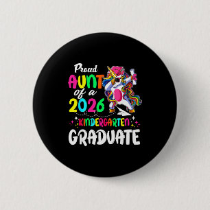 Badge Rond 5 Cm Tante fière d'un diplômé de pré-maternelle de la p