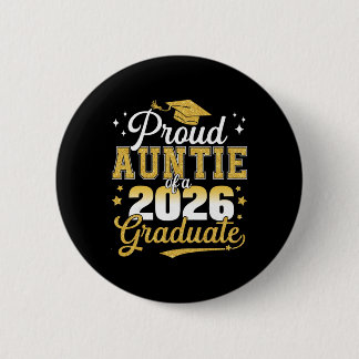Badge Rond 5 Cm Tante fière d'un étudiant diplômé de la promotion