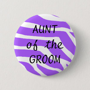 Badge Rond 5 Cm Tante Of The Groom