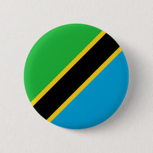 Badge Rond 5 Cm Tanzanie