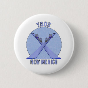 Badge Rond 5 Cm Taos, New Mexico