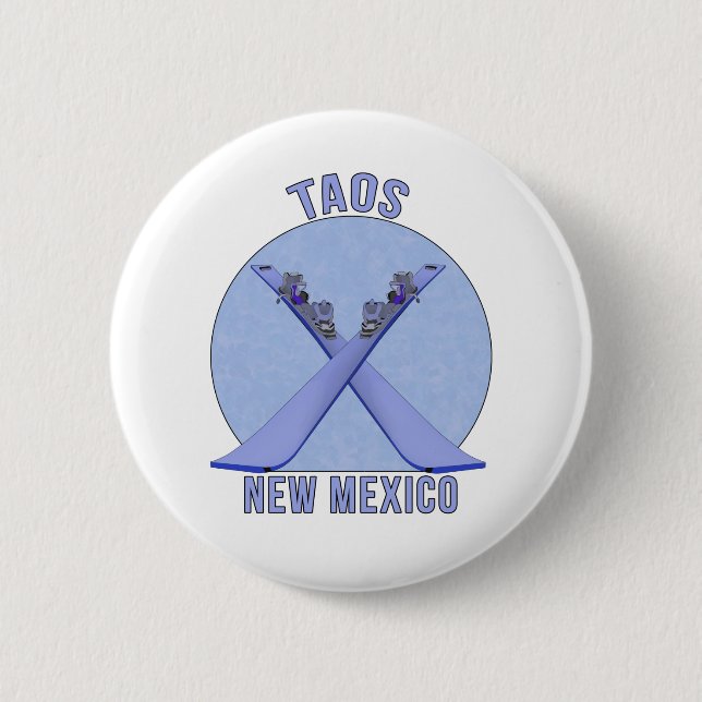 Badge Rond 5 Cm Taos, New Mexico (Devant)