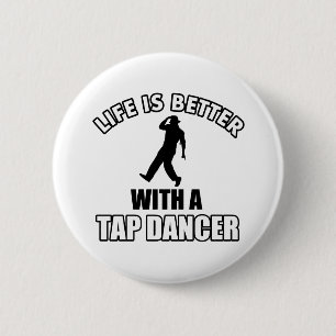 Badge Rond 5 Cm Tapdance les conceptions
