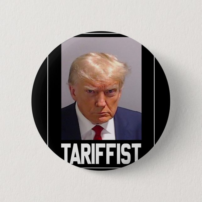 Badge Rond 5 Cm Tariffisme anti-Trump (Devant)