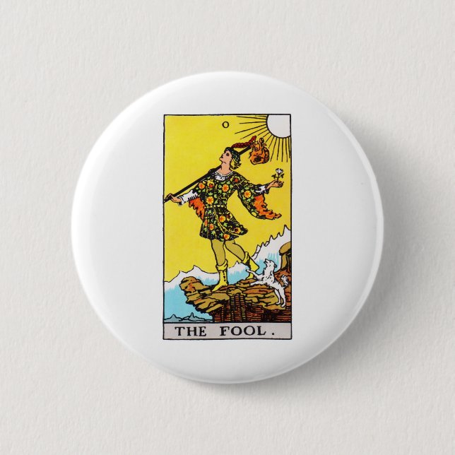 Badge Rond 5 Cm tarot-imbécile (Devant)