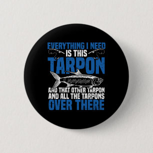 Badge Rond 5 Cm Tarpon Pêche Spot Rod Et Reel Combo Poisson Tarpon