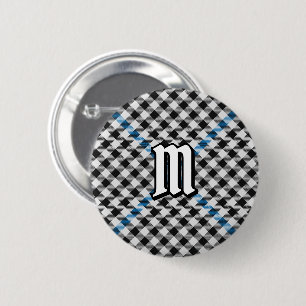 Badge Rond 5 Cm Tartan à carreaux Clan Haig