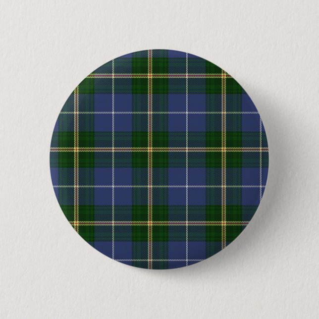 Badge Rond 5 Cm Tartan de la Nouvelle-Écosse (Devant)