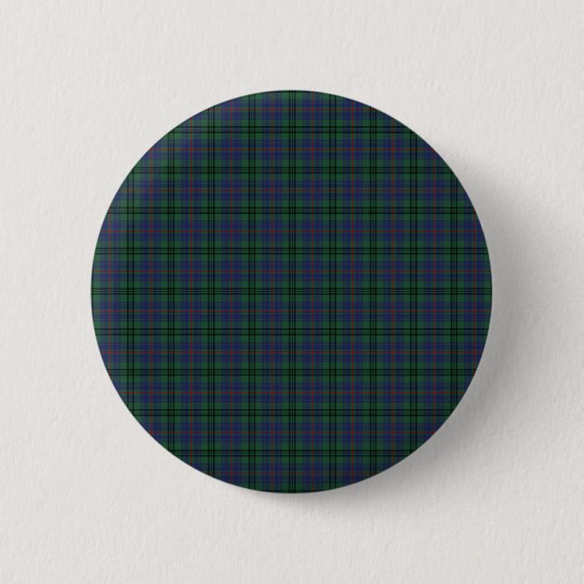 Badge Rond 5 Cm Tartan de marcheur de clan (Devant)