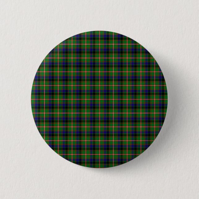 Badge Rond 5 Cm Tartan de Reid de clan (Devant)