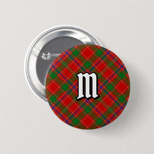 Badge Rond 5 Cm Tartan du clan Munro (Devant & derrière)