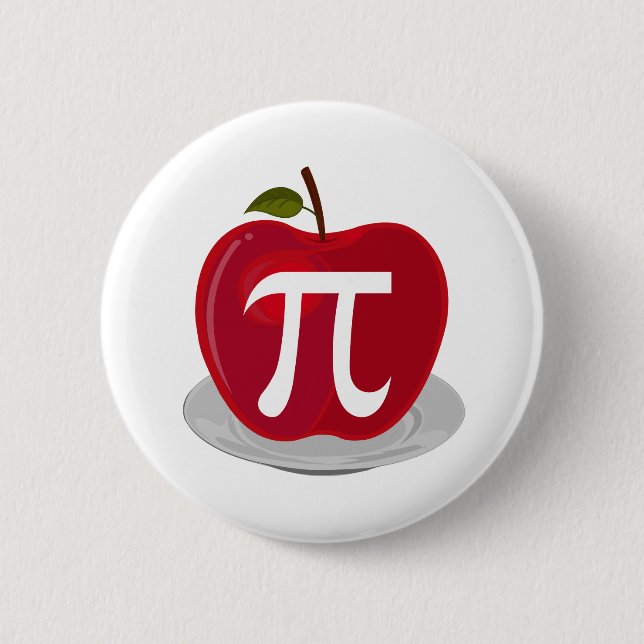 Badge Rond 5 Cm Tarte à la pomme (Devant)