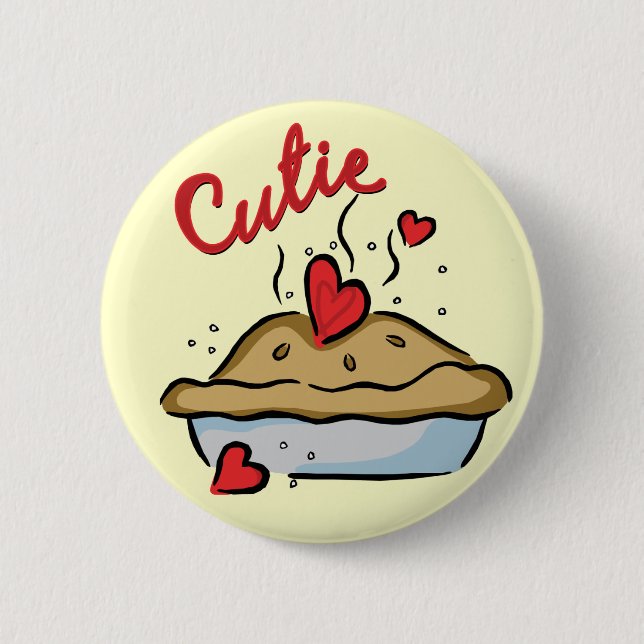 Badge Rond 5 Cm Tarte de Cutie (Devant)